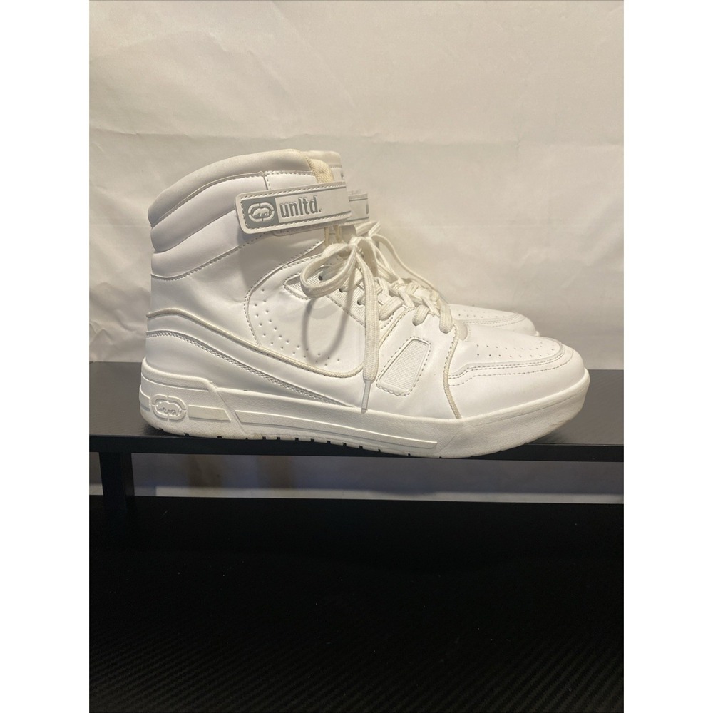 White Marc Ecko Untld High Top sneakers Size 9.5 Men's